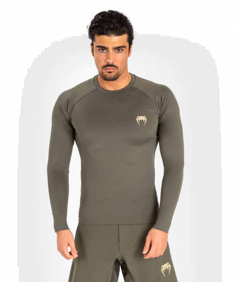 VENUM Contender 男士长袖紧身衣 - 卡其色