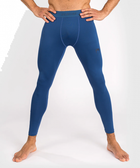 VENUM Contender 男士紧身长裤 - 蓝色