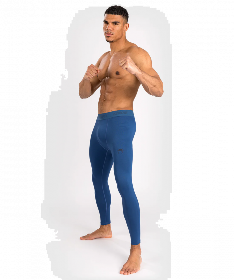 VENUM Contender 男士紧身长裤 - 蓝色