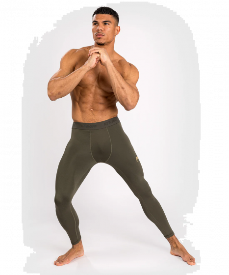 VENUM Contender 男士紧身长裤 - 卡其色