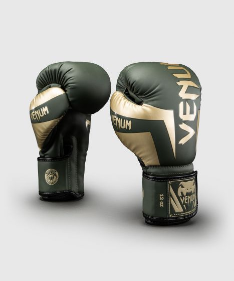 VENUM Elite 拳击手套 - 卡其/铜色