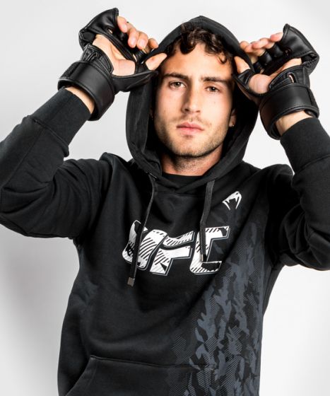 UFC| VENUM Authentic格斗周男士连帽卫衣 - 黑色