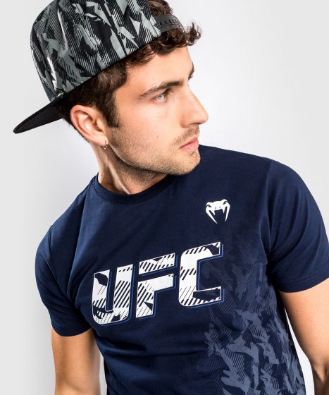 UFC｜ VENUM AUTHENTIC格斗周男士运动短袖 - 海军蓝色