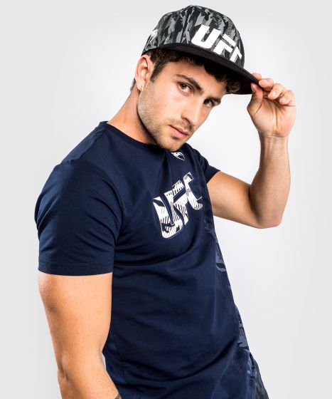 UFC｜ VENUM AUTHENTIC格斗周男士运动短袖 - 海军蓝色