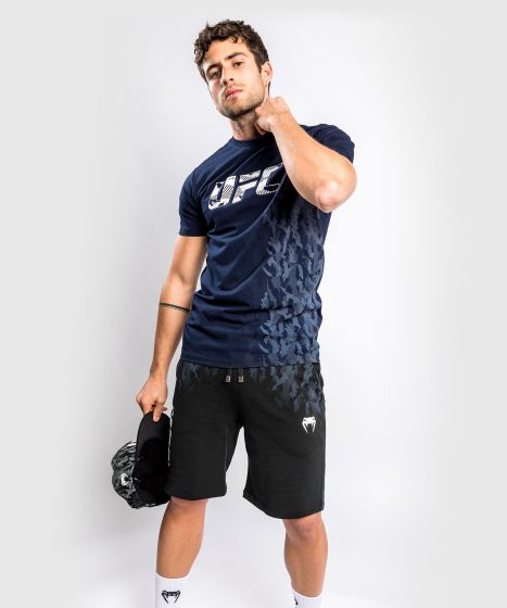 UFC｜ VENUM AUTHENTIC格斗周男士运动短袖 - 海军蓝色