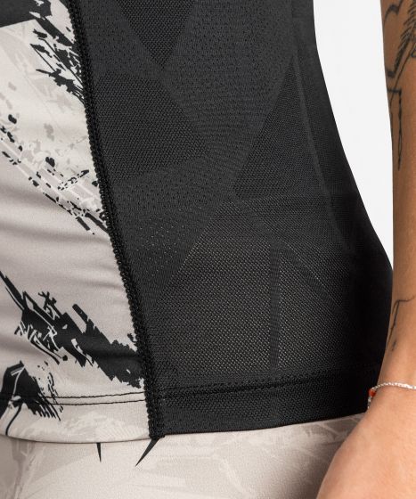 UFC |VENUM Authentic 格斗周 2.0 女士速干背心 - 沙/黑色-