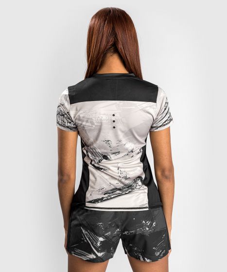 UFC |VENUM Authentic 格斗周 2.0 女士速干T恤 - 沙/黑色-