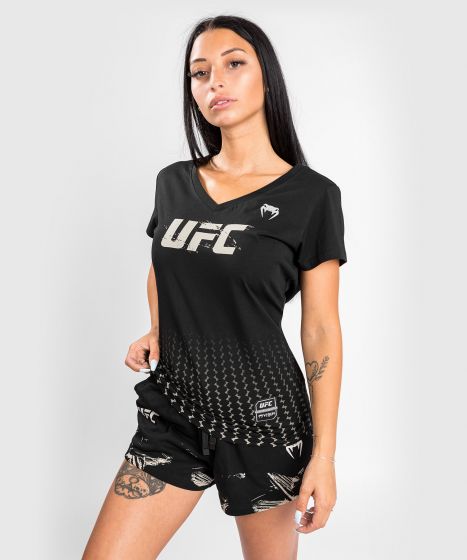 UFC |VENUM Authentic 格斗周 2.0 女士T恤  - 黑色-