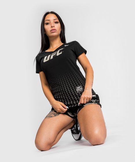 UFC |VENUM Authentic 格斗周 2.0 女士T恤  - 黑色-