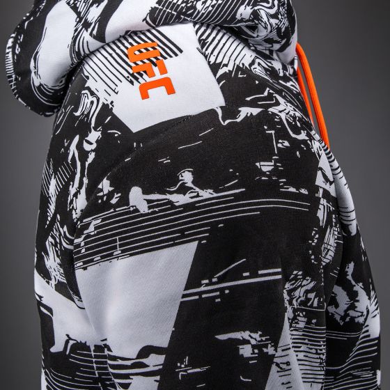 UFC Zenith | VENUM 格斗周 男士卫衣 - 黑/白/橙色