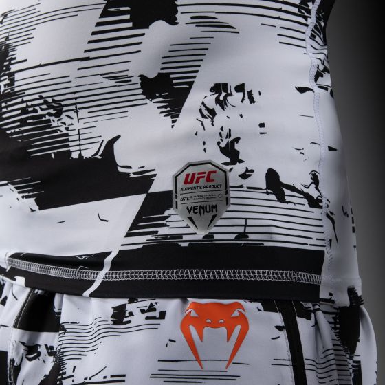 UFC Zenith | VENUM 格斗周 男士长袖紧身衣 - 黑/白/橙色