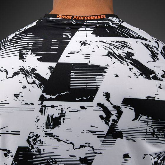 UFC Zenith | VENUM 格斗周 男士速干T恤 - 黑/白/橙色