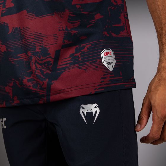 UFC Zenith | VENUM 格斗周 男士速干T恤 - 海军蓝/酒红/银色