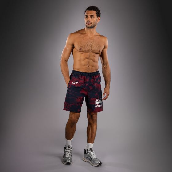 UFC Zenith | VENUM 格斗周  男士训练短裤 - 海军蓝/酒红/银色