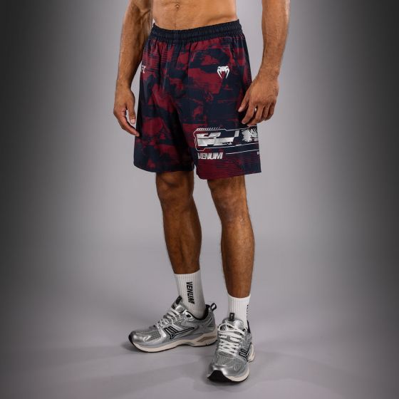 UFC Zenith | VENUM 格斗周  男士训练短裤 - 海军蓝/酒红/银色