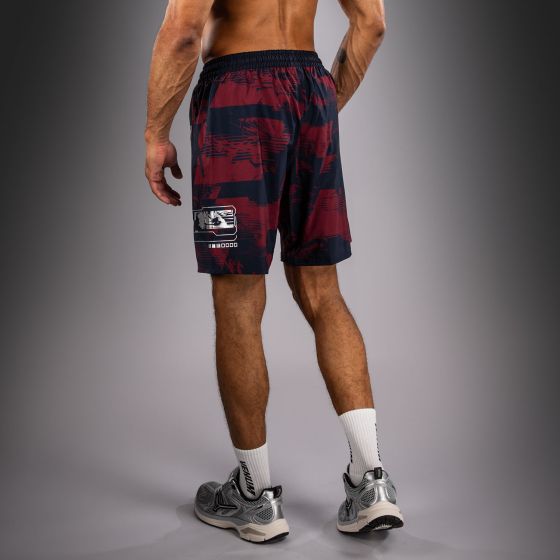 UFC Zenith | VENUM 格斗周  男士训练短裤 - 海军蓝/酒红/银色