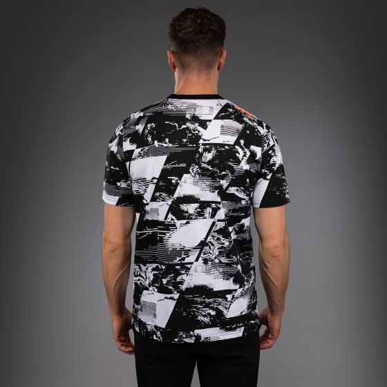 UFC Zenith | VENUM 格斗周 男士T恤 - 黑/白/橙色