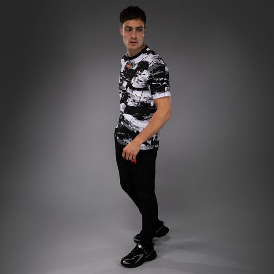 UFC Zenith | VENUM 格斗周 男士T恤 - 黑/白/橙色