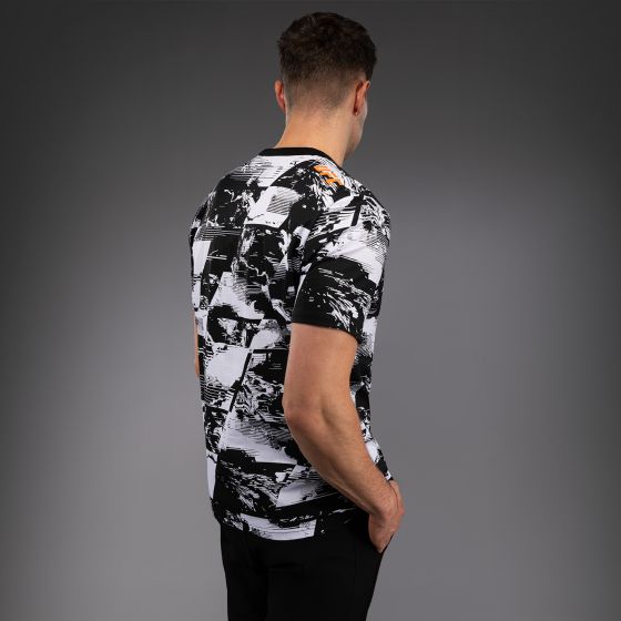 UFC Zenith | VENUM 格斗周 男士T恤 - 黑/白/橙色