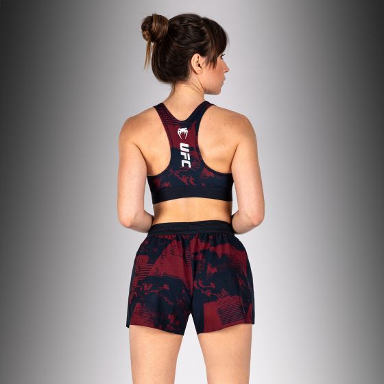 UFC Zenith | VENUM 格斗周 女士运动内衣 - 海军蓝/酒红/银色