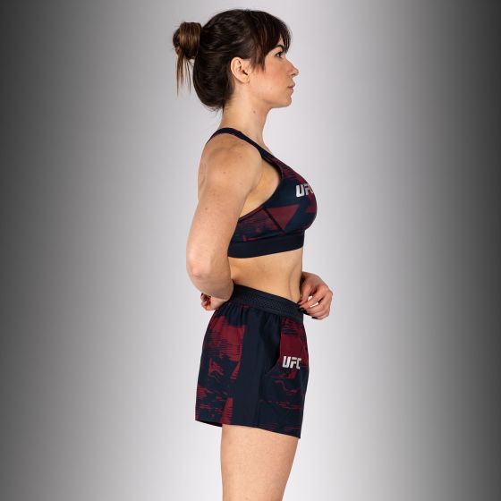 UFC Zenith | VENUM 格斗周 女士运动内衣 - 海军蓝/酒红/银色