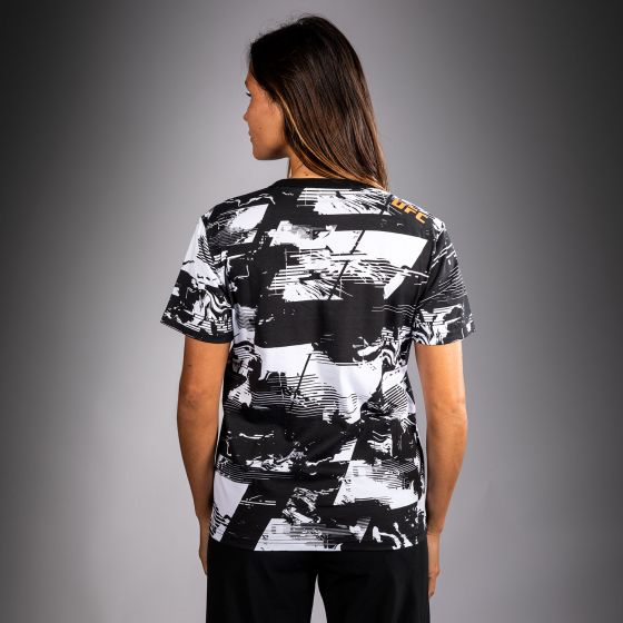 UFC Zenith | VENUM 格斗周 女士T恤 - 黑/白/橙色