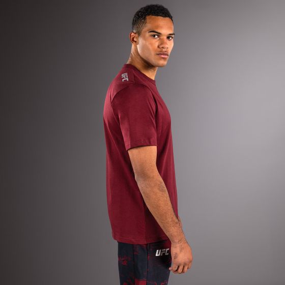 UFC Zenith | VENUM 格斗周 -男士T恤 - 基础款 - 酒红/银色