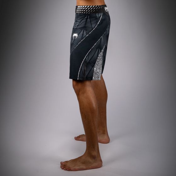 UFC Zenith | VENUM 格斗之夜 男士格斗短裤 - 长款 -  黑/白色