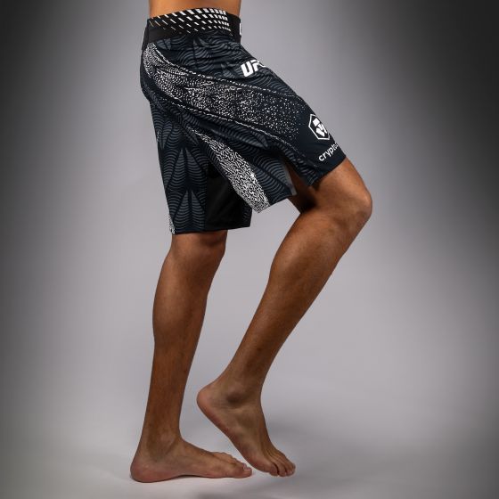 UFC Zenith | VENUM 格斗之夜 男士格斗短裤 - 长款 -  黑/白色
