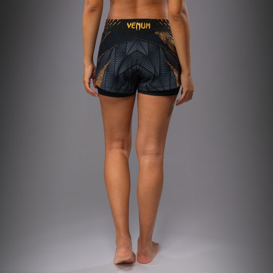 UFC Zenith | VENUM 格斗之夜 女士格斗短裤 - 黑/金色