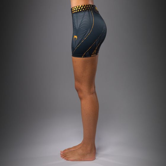 UFC Zenith | VENUM 格斗之夜 女士紧身短裤 - 短款 - 黑/金色