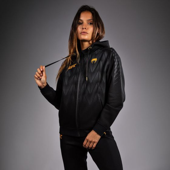 UFC Zenith | VENUM 经典复刻 女士卫衣 -  黑/金色