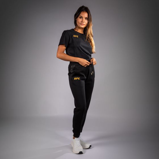UFC Zenith | VENUM 经典复刻 女士卫裤 - 黑/金色