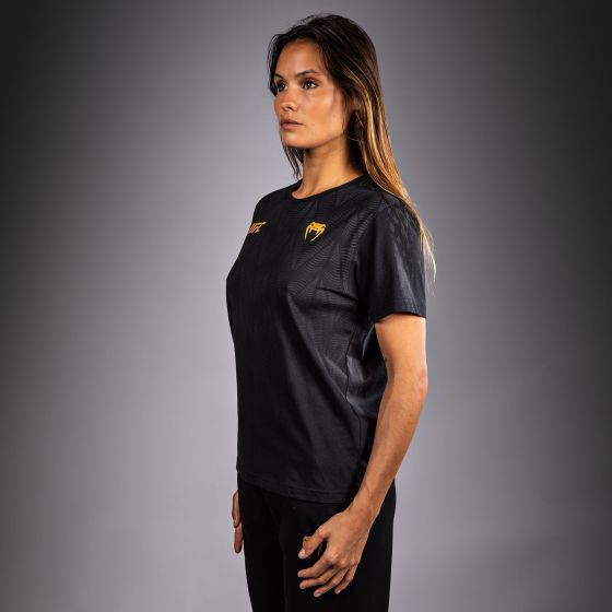 UFC Zenith | VENUM 经典复刻 女士T恤 -  黑/金色