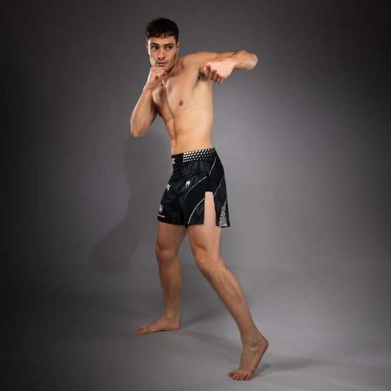 UFC Zenith | VENUM 格斗之夜 男士格斗短裤 - 角斗士款 - 黑/白色