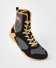 VENUM Elite 拳击鞋 - 黑/米色
