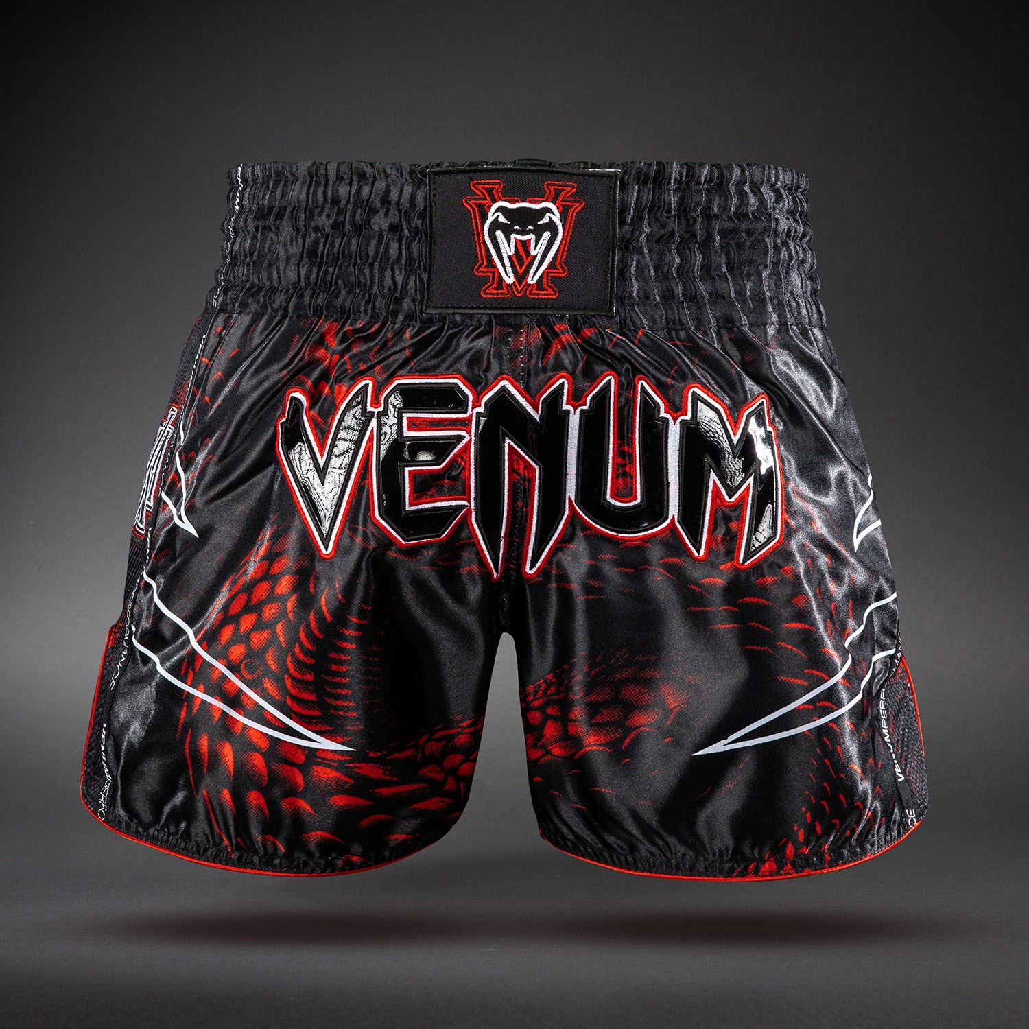 Venum Matupa Muay Thai Shorts - Black/Red/Silver